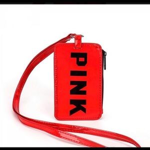 💕PRICE FIRM NWT VS PINK LANYARD WITH POCKETS 💕